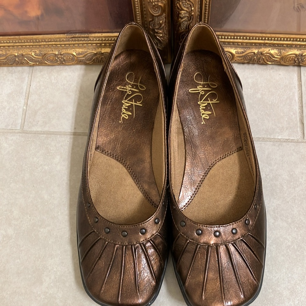 Elegant Brown Faux Leather Shoes